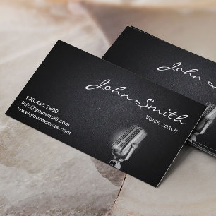 Entraîneur vocal professionnel Carte de visite fon