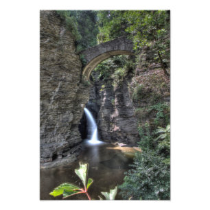 Entrance Cascade, Watkins Glen, New York. Photo Print