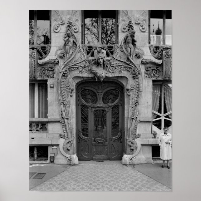 Entrance door to the apartments poster (Front)