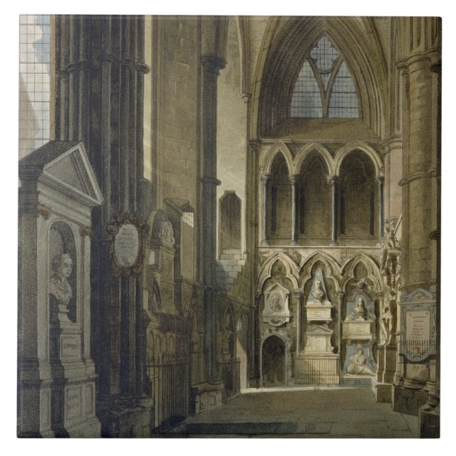 Entrance into Poet's Corner, plate 26 from 'Westmi Tile (Front)