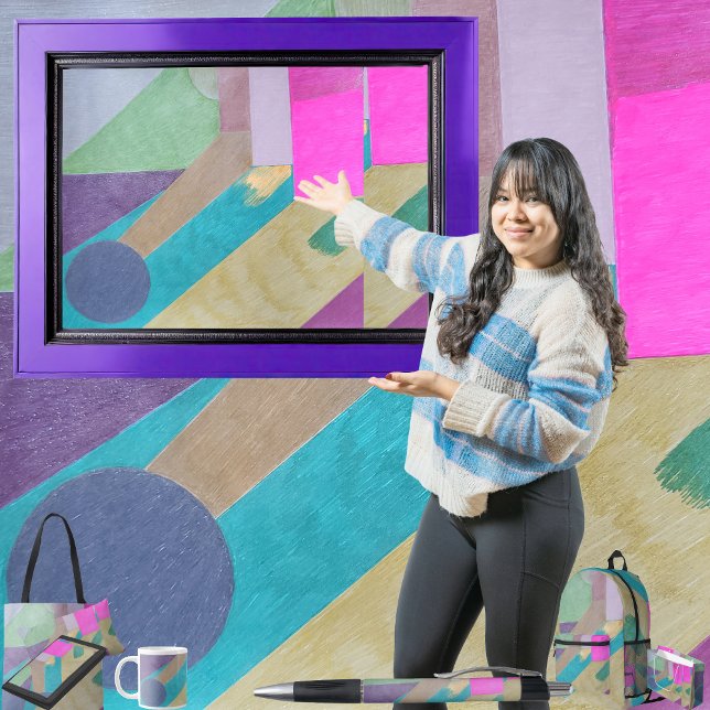 Entrance Lumbar Pillow (Get the full "Entrance" collection at: https://bit.ly/SmartArtIIZazzle.)