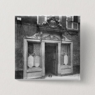 Entrance of a brothel in Paris 2 Inch Square Button