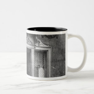 Entrance of a brothel in Paris Two-Tone Coffee Mug