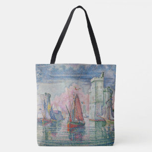 Entrance of La Rochelle Harbor, Paul Signac Tote Bag