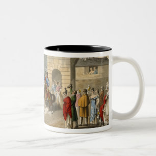 Entrance of the Allies into Paris, engraved by Mat Two-Tone Coffee Mug