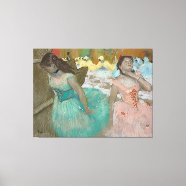 Entrance of the Masked Dancers Degas Canvas Print (Front)