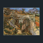 Entrance, Quarry near Saint-Rémy, Vincent Van Gogh Postcard<br><div class="desc">Entrance, Quarry near Saint-Rémy, Vincent Van Gogh. Oil on canvas, 52 x 64 cm. Private collection. F 635, JH 1767 Vincent Willem van Gogh (30 March 1853 – 29 July 1890) was a Dutch Post-Impressionist artist. Some of his paintings are now among the world's best known, most popular and expensive...</div>