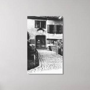 Entrance to Johann Sebastian Bach's  house Canvas Print