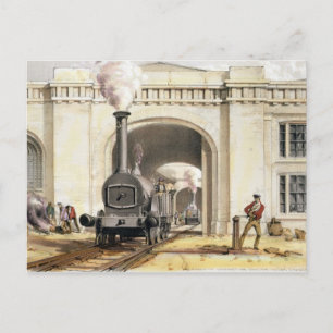 Entrance to Locomotive Engine House, Camden Town, Postcard