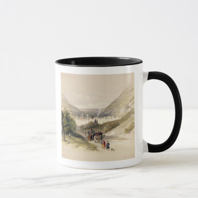 Entrance to Nablous, April 17th 1839, plate 41 fro Mug (Right)
