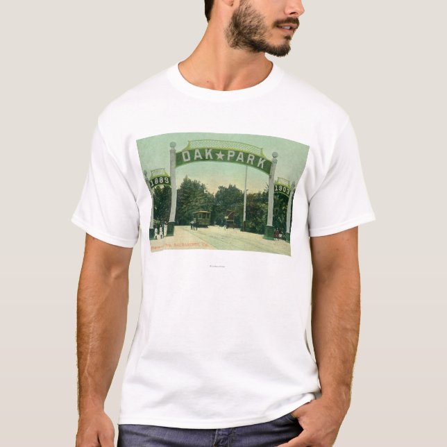Entrance to Oak Park View T-Shirt (Front)