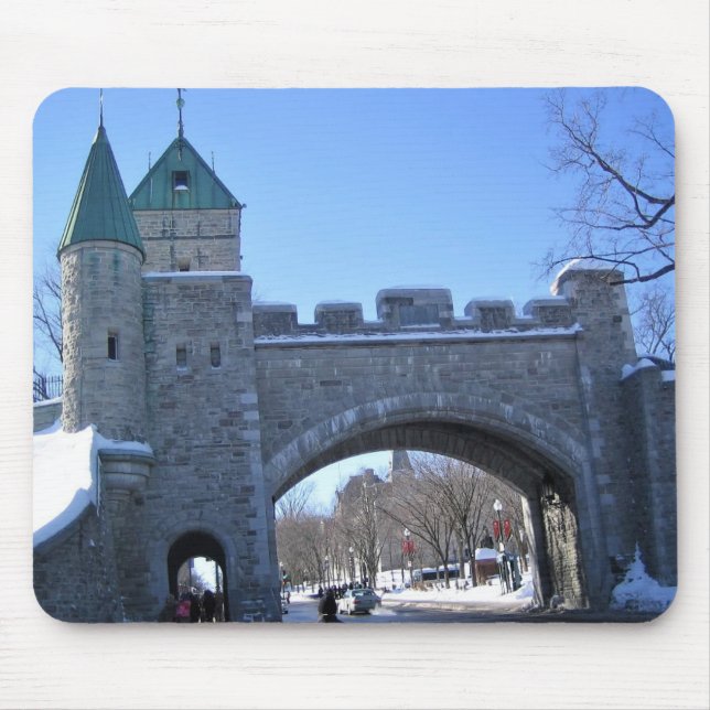 Entrance to Old Quebec City, Quebec, Canada Mouse Pad (Front)