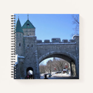 Entrance to Old Quebec City, Quebec, Canada Notebook