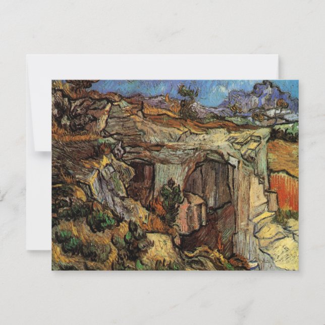 Entrance to Quarry, Saint-Remy by Vincent van Gogh (Front)