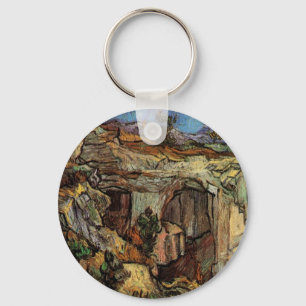 Entrance to Quarry, Saint-Remy by Vincent van Gogh Keychain