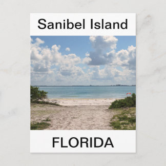 Entrance to Sanibel Beach Postcard