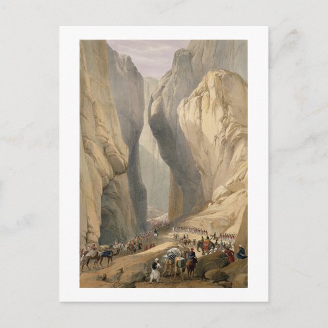 Entrance to the Bolan Pass from Dadur, from 'Sketc Postcard (Front)