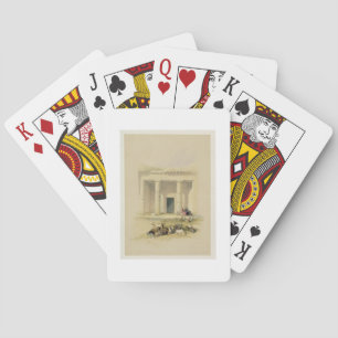 Entrance to the Caves of Bani Hasan, from "Egypt a Playing Cards