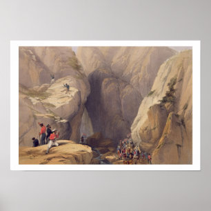 Entrance to the Kojak Pass from Parush, from 'Sket Poster