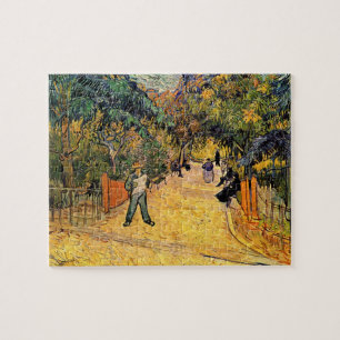 Entrance to the Public Park by Vincent van Gogh Jigsaw Puzzle