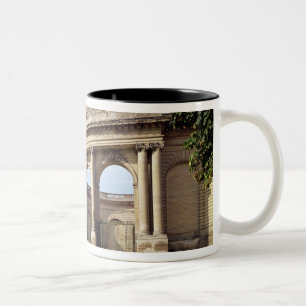 Entrance to the stables Two-Tone coffee mug