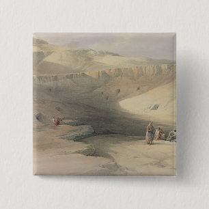 Entrance to the Valley of the Kings 2 Inch Square Button