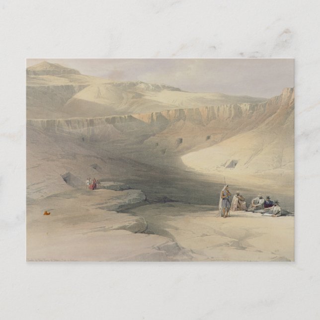 Entrance to the Valley of the Kings Postcard (Front)