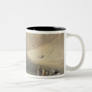 Entrance to the Valley of the Kings Two-Tone Coffee Mug