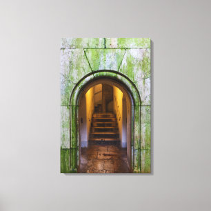 Entrance To Underground Salt Mine Canvas Print
