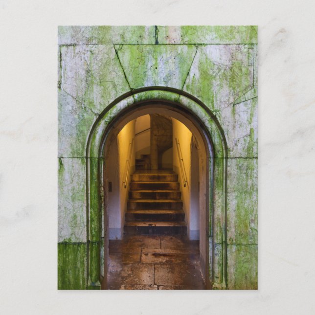 Entrance To Underground Salt Mine Postcard (Front)