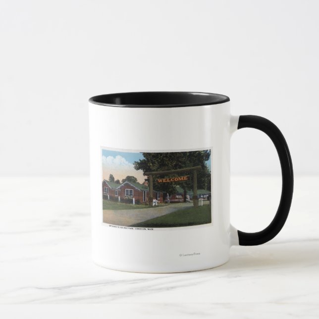 Entrance View of Tourist Park Mug (Right)