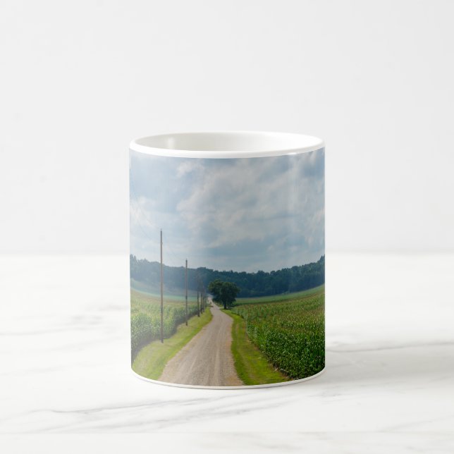 Entre Les Champs De Maïs Café Mug (Centre)
