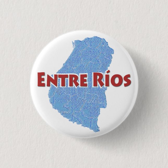 Entre Ríos 1 Inch Round Button (Front)