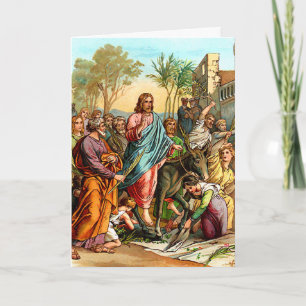 entrée de christs dans la carte de voeux
