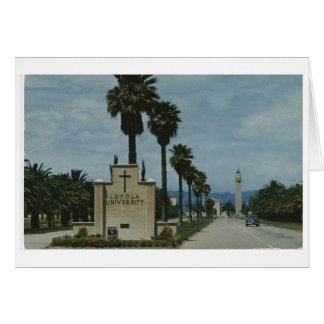 Entrée du campus universitaire de Loyola (vers 196