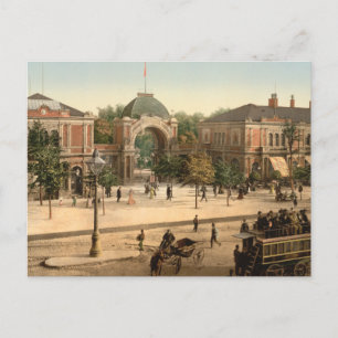 Entrée du parc Tivoli Carte postale Copenhague