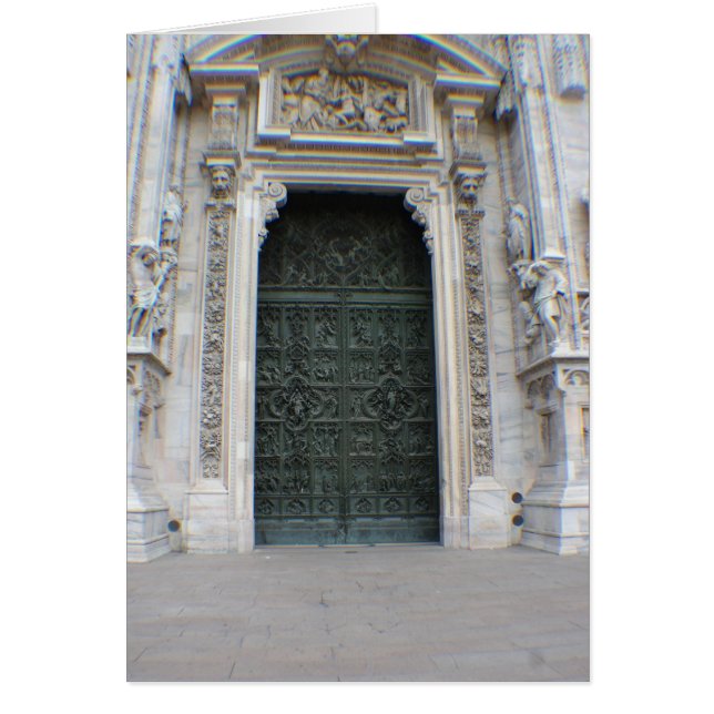 Entrée Duomo - Milano, Carte Italia (Devant)