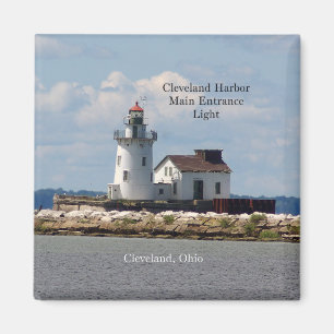 Entrée principale du port de Cleveland Aimant lége
