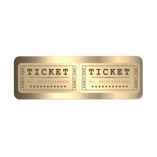 Entrence Entreatment Ticket Show Foxier Gold