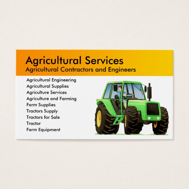 Entrepreneur agricole (Devant)