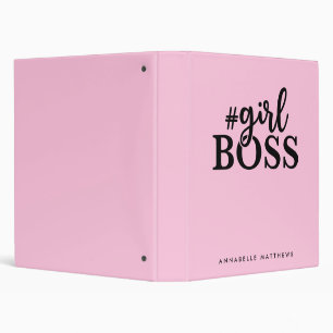 Entrepreneur Girl  Boss Babe Binder