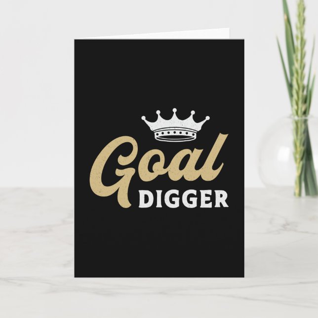 Entrepreneur Goal Digger Boss Business Manager CEO Card (Front)