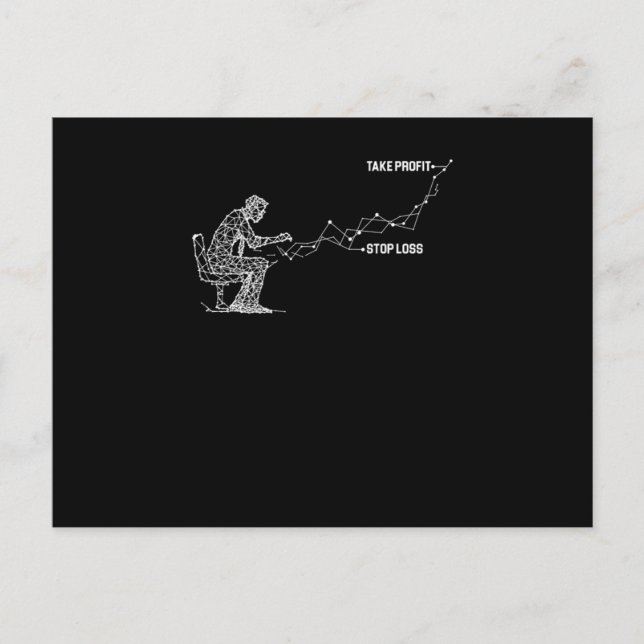 Entrepreneur Investor Forex Stock Market Trader Cr Postcard (Front)