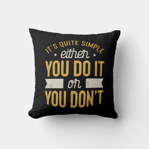 Entrepreneur Motivational Inspirational Saying Throw Pillow