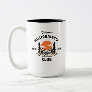 Entrepreneur Motivational Success Mindset CA Gift Two-Tone Coffee Mug