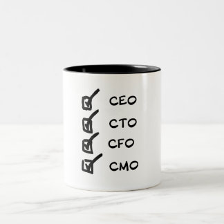 Entrepreneur Mug - CEO, CFO, CMO, CTO