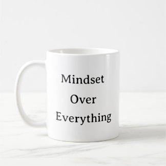 Entrepreneur Quote Mug – Mindset Over Everything