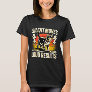 Entrepreneur Silent Moves Women Cat Boss T-Shirt