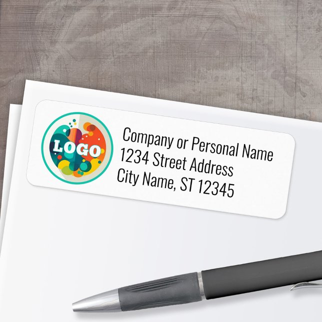 Entreprise - Ajouter un logo - Adresse de retour s (Custom Return Address Labels - Low Minimum)