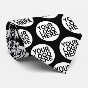 Entreprise double face Cravate de logo personnal